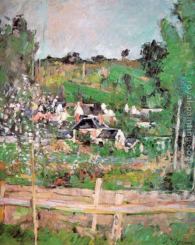 Paul Cezanne : View of Auvers-sur-Oise (The Fence)